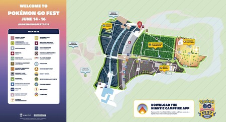 Mapa Pokemon Go Fest Madrid
