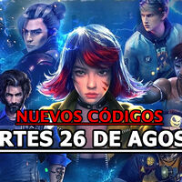 Free Fire MAX, códigos gratuitos para el Martes 26 de agosto 