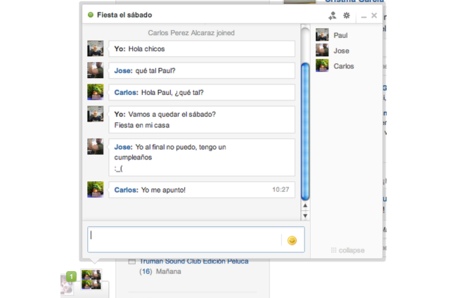 Tuenti permitirá hacer chats en grupo