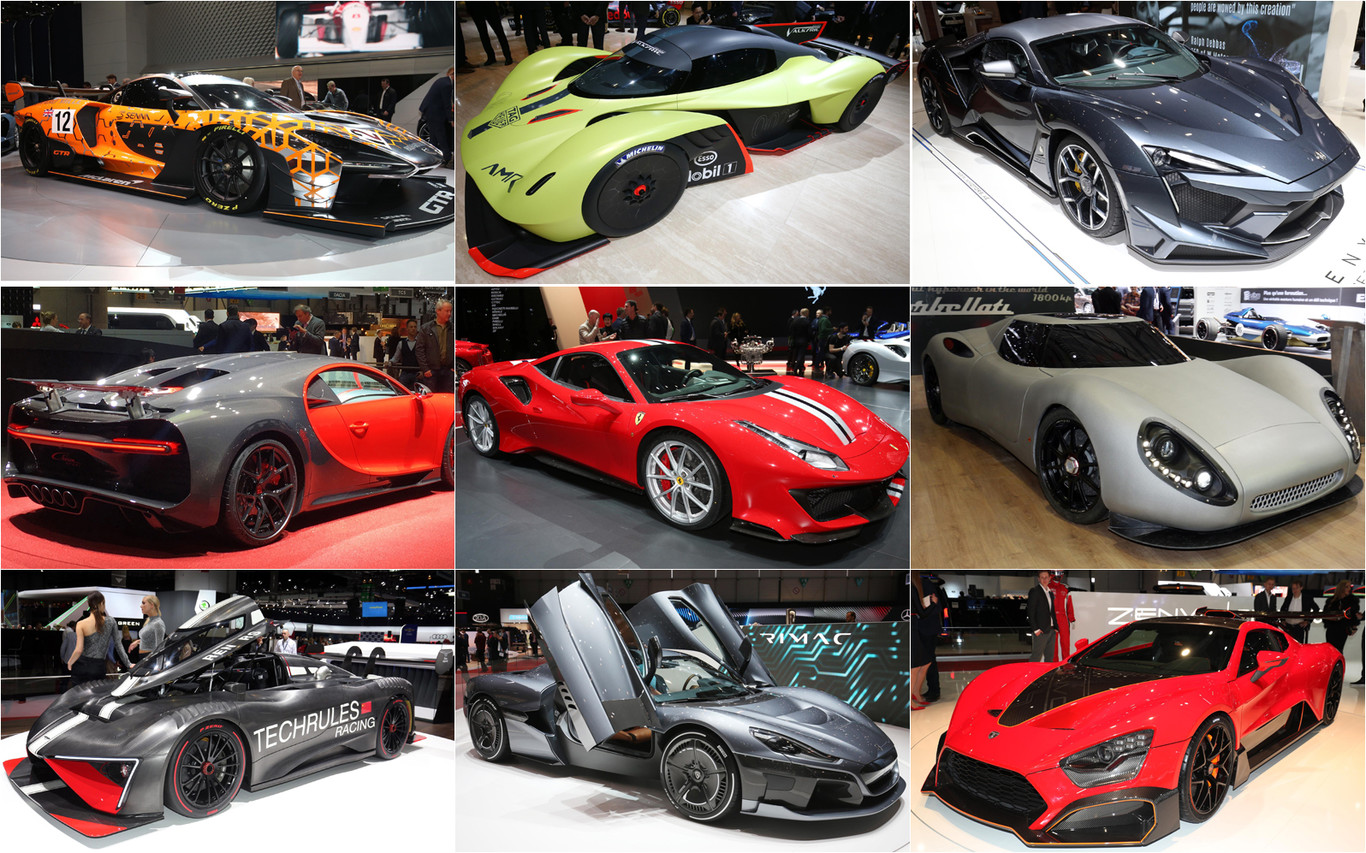 Los 11 coches más potentes del Salón de Ginebra 2018
