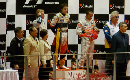 Podio Singapur 2008
