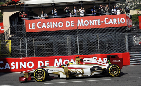 HRT mejora sensiblemente en Mónaco