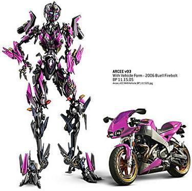 Una Buell Firebolt, protagonista en Transformers 2