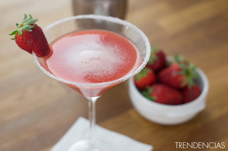 Cócteles para el Día de la Madre: Martini de fresa
