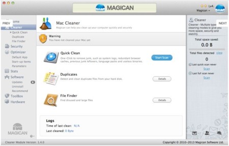 Magican, un programa de mantenimiento todo en uno para OS X
