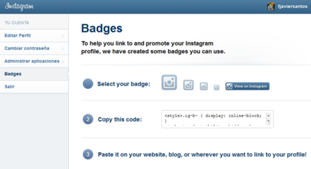 Instagram incorpora sus propios badges para difundir nuestros perfiles