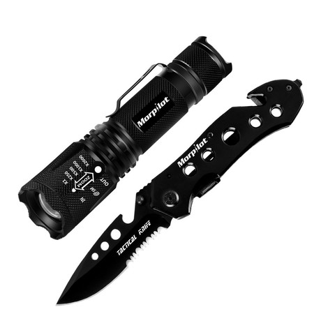 Oferta Flash en Amazon: el set de linterna y navaja táctica Morpilot está por 13,59 euros hasta medianoche