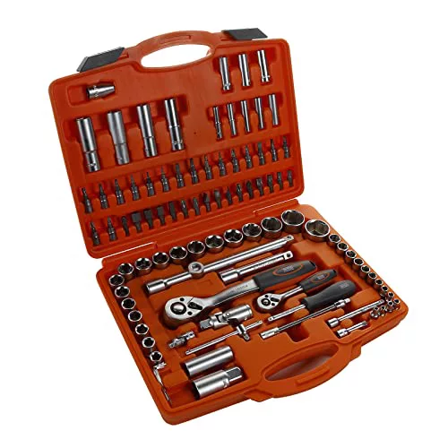 Alyco Orange (HR) - Juego Vasos 1/2" 1/4" Hr 94 Piezas 72 D - 192392