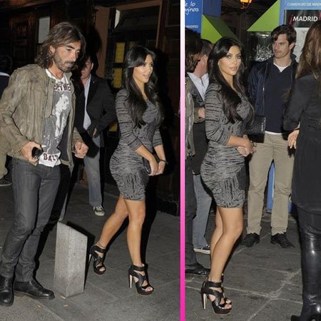 Kim Kardashian estuvo en el clásico Real Madrid-Barça... esta chica no se pierde una