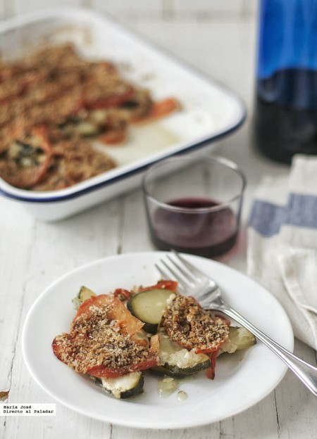 Guarnición de calabacines a la provenzal. Receta vegetariana para cuidarse disfrutando