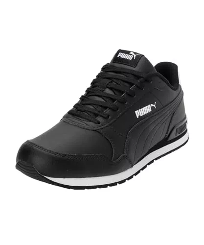 PUMA ST Runner v2 Full L, Sneakers Unisex Adulto, Black Black White, 42 EU
