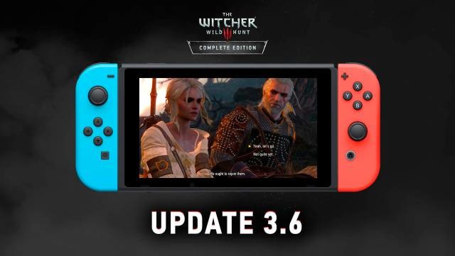 La nueva actualización de 'The Witcher 3' para Switch permite pasar