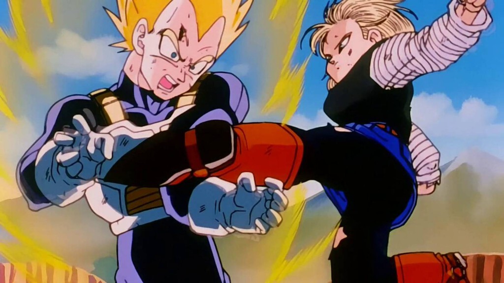 C-18 llegó a creer que Vegeta se dejó humillar por ella para parecer más débil en Dragon Ball Z 