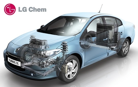 Renault aspira a un acuerdo de colaboración con LG Chem