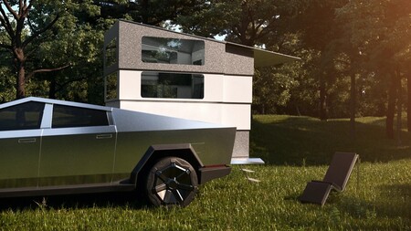 La Tesla Cybertruck ya puede convertirse en una cotizada autocaravana con cocina, baño 'spa' y dormitorio