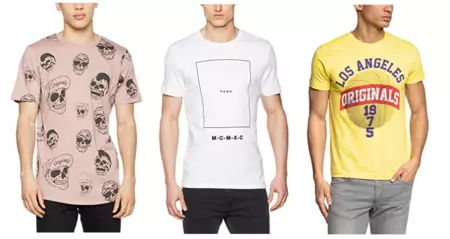 9 camisetas  Jack & Jones por menos de 10 euros en Amazon 