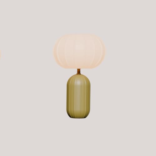 newgarden Lámpara De Mesa Solar E Inalámbrica Para Exterior E Interior, Batería Recargable, Blanco Cálido, Mando A Distancia, IP65, 45 cm – Rachel 45 (Oliva)