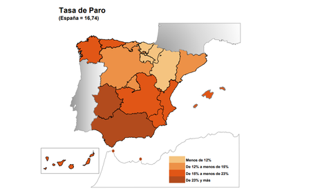 ¿Por qué a Andalucía y Extremadura tienen tasas de desempleo tan altas?