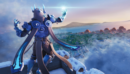 Así es como Fortnite ha cubierto todo su mapa de nieve en directo delante de 100 jugadores