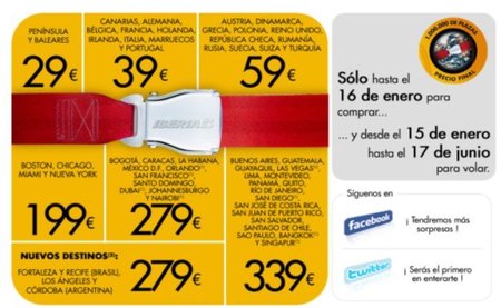 Iberia empieza el año con grandes descuentos