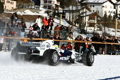 BMW Sauber sobre la nieve