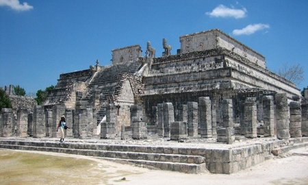 El Templo de los Guerreros y las Mil Columnas en Chichén Itzá