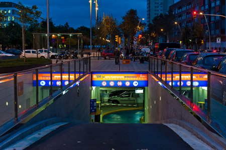 Entrada Aparcamientos BSM