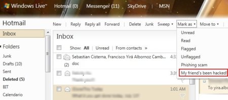 Hotmail prohibirá usar contraseñas muy comunes y permite denunciar si un amigo ha sido "hackeado"