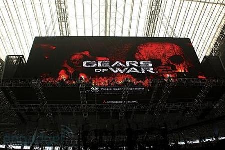 Jugando a la Xbox 360 en la pantalla LED gigante del estadio de los Dallas Cowboys