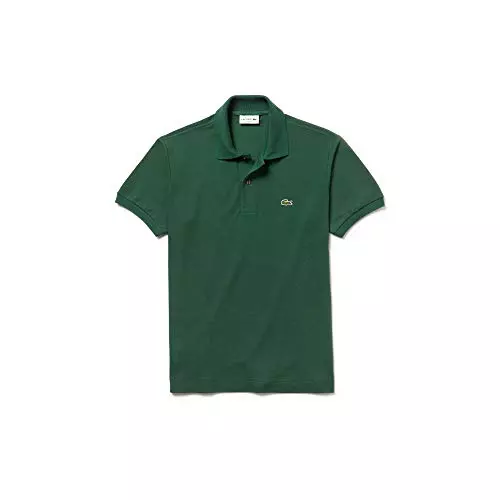 Lacoste L1212 Camisa de Polo para Hombre, Verde (Vert), L