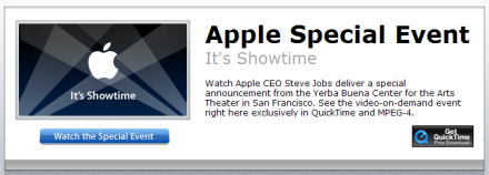 Ver el Evento Especial de Apple
