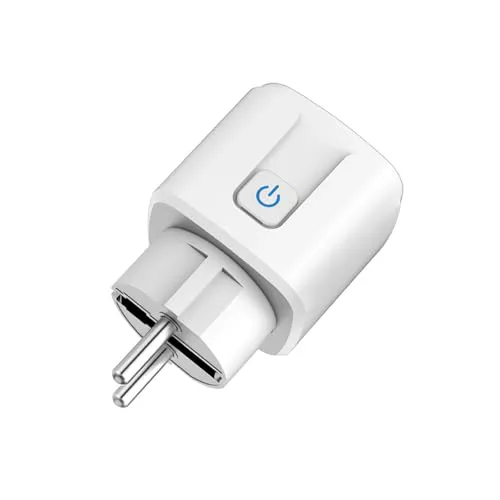 Enchufe Inteligente WiFi 16A - Control por Voz con Alexa/Google Home, App Tuya/Smart Life (2.4GHz) - Monitorización Energía en Tiempo Real, Temporizador Programable, Sin Hub - Fácil Instalación