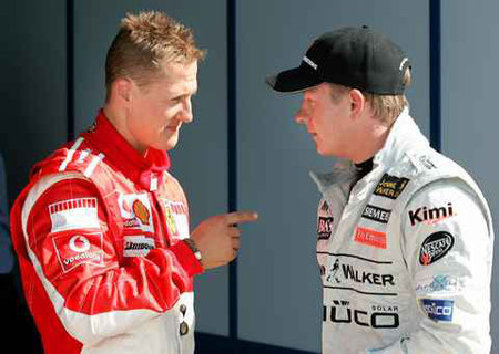 Mercedes Grand Prix: Michael Schumacher y Kimi Raikkonen entre sus candidatos