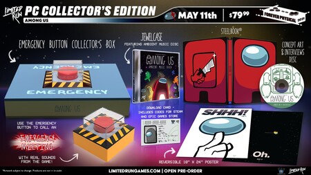 Among Us tendrá su propio botón rojo de emergencia gracias a la edición de coleccionista de Limited Run Games