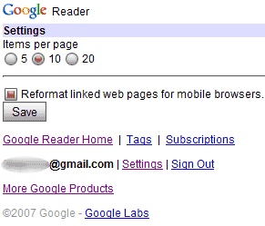 Google en el móvil: Google Reader mejora y se prepara la versión de Docs