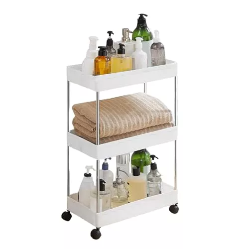 MAGIC SELECT Carro de Almacenamiento con Ruedas, 3 Niveles, 61 x 40 x 20 cm