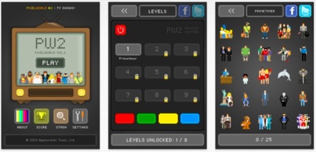 PixelWorld, un divertidísimo juego para poner a prueba tus conocimientos de series
