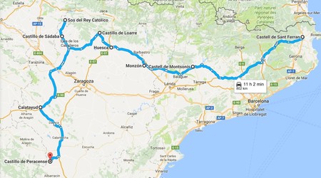 Castillos Corona Aragon