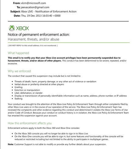 Epstein Xbox Baneo Permante Consolas