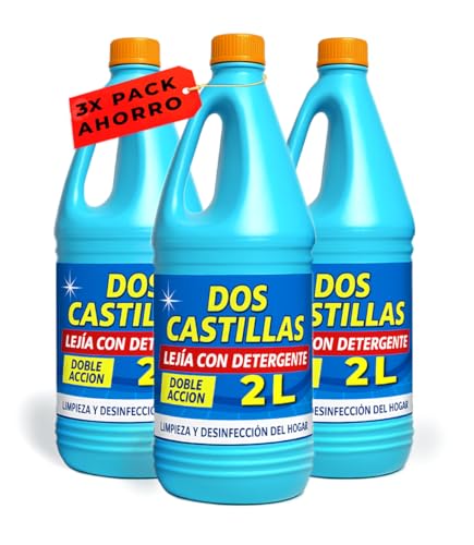 Lejia Con Detergente 3 Pack Doble Accion Limpieza Profunda Desinfeccion Total Elimina Malos Olores 