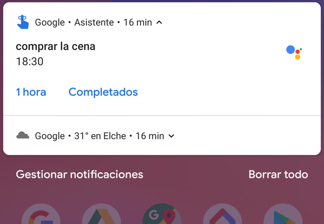 Recordatorios
