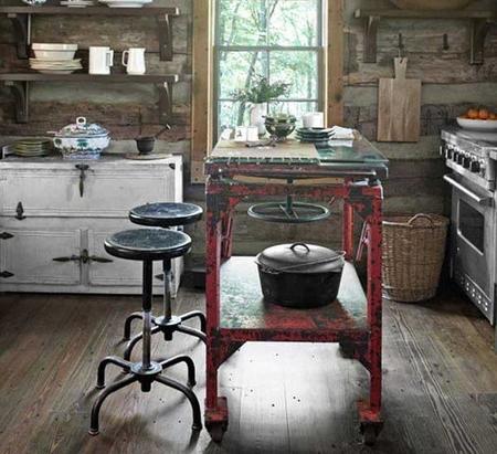 Ideas low cost para disponer de una isla de cocina Diseño cocina de isla Recicladas