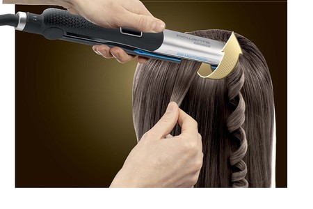 Oferta Flash en Amazon: hoy hasta medianoche la plancha Rowenta Liss \u0026 Curl  Ultimate Shine SF6220E0 cuesta 35,99 euros