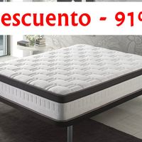 Colchón viscoelástico, costaba 209,99 € y esta rebajado por sólo 122,99 €