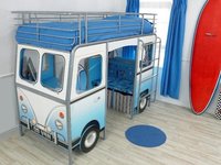 Cama caravana para la habitación infantil