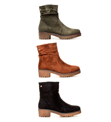 En el Super Weekend de eBay tenemos estos botines Xti de antelina por 26,95 euros y envío gratis