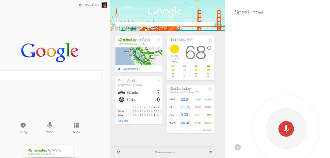 Google Now, pocas pero significativas diferencias entre iOS y Android