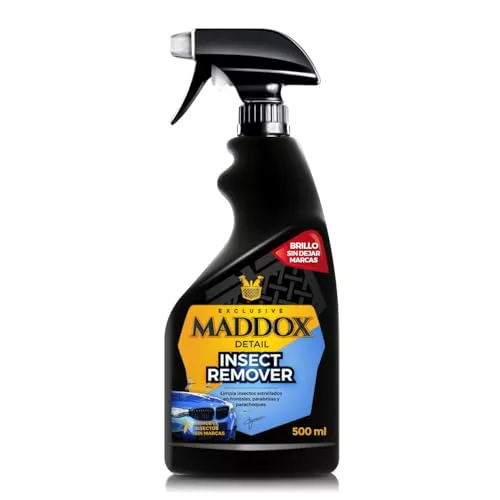 Maddox Detail - Quitainsectos Coche | Elimina Mosquitos e Insectos Incrustados sin Frotar | Limpia Mosquitos Coche y Manchas en Faros, Parabrisas y Parachoques | Insect Remover 500 ml