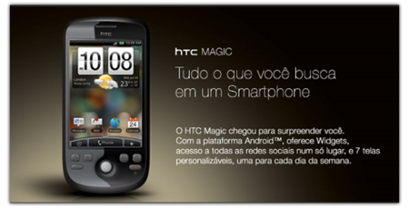 HTC Magic se atreve con la interfaz Sense en Brasil