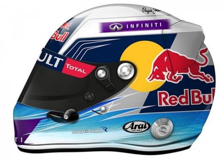 Daniel Ricciardo presentó el casco que lucirá en Abu Dhabi